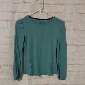 Boden teal long sleeve tee